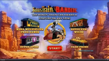 Bonus Train Bandits slot screenshot 1