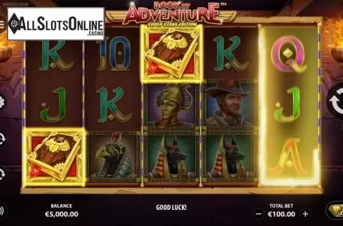 Scatter Symbols. Book of Adventure Super Stake Edition from StakeLogic