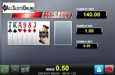 Gamble Double Up Risk Game Screen