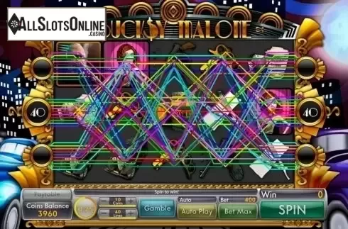 Game Workflow screen (Betway). Bucksy Malone from Genii