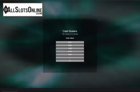 Intro screen. Cash Busters from Espresso Games