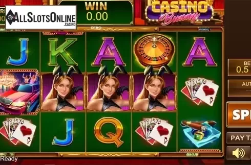 Reels screen. Casino Bunny from PlayStar