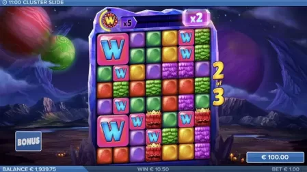 Cluster Slide slot screenshot 2