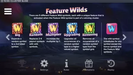 Cluster Slide slot screenshot 6