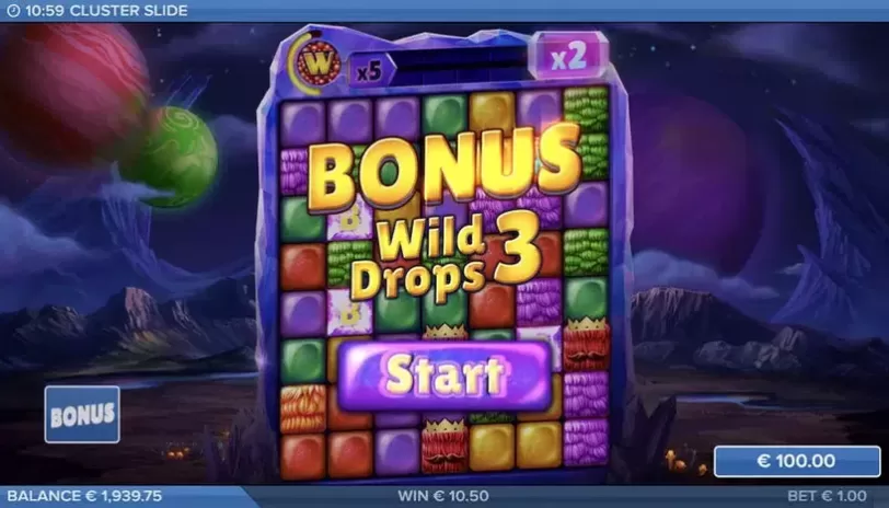 Cluster Slide slot screenshot 4