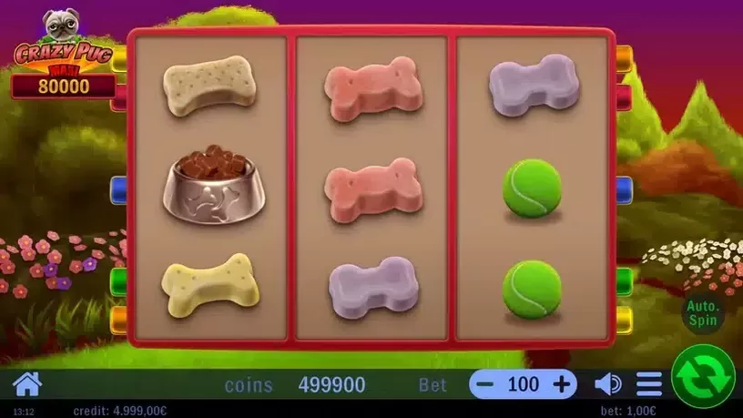 Crazy Pug slot screenshot 1