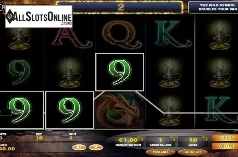 Win Screen. Crazy Wizard from IGT