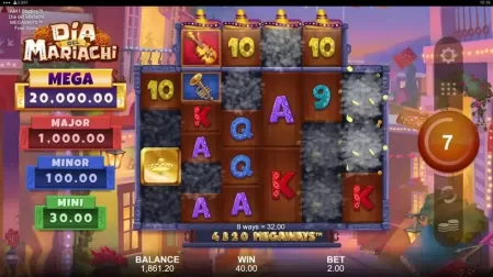 Dia del Mariachi Megaways slot screenshot 6