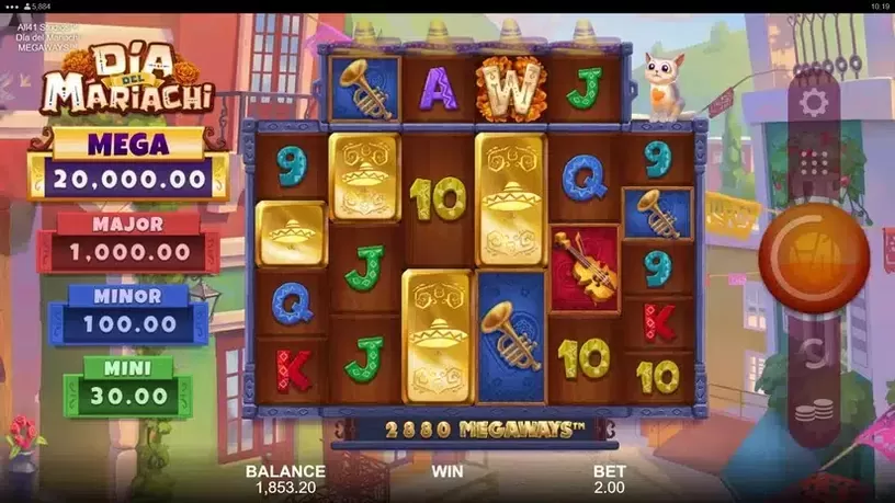 Dia del Mariachi Megaways slot screenshot 3