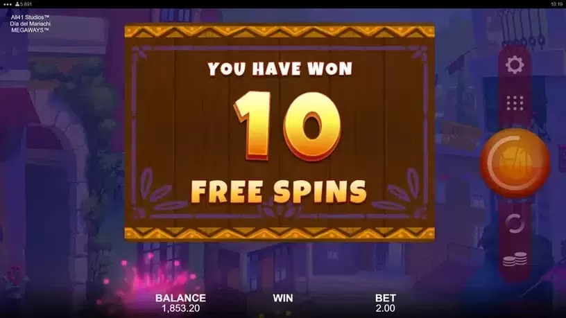 Dia del Mariachi Megaways slot screenshot 4