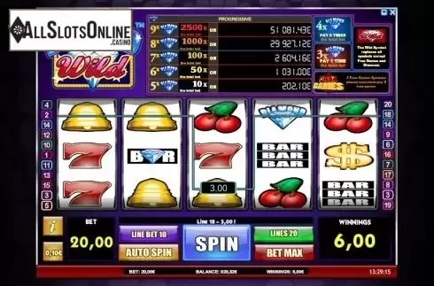 Win 2. Diamond Wild from iSoftBet