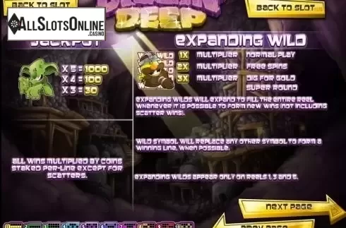 Screen3. Diggin' Deep from Rival Gaming