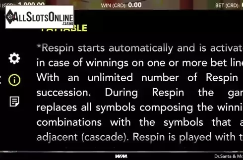 Respin screen