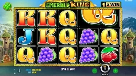 Emerald King slot screenshot 1