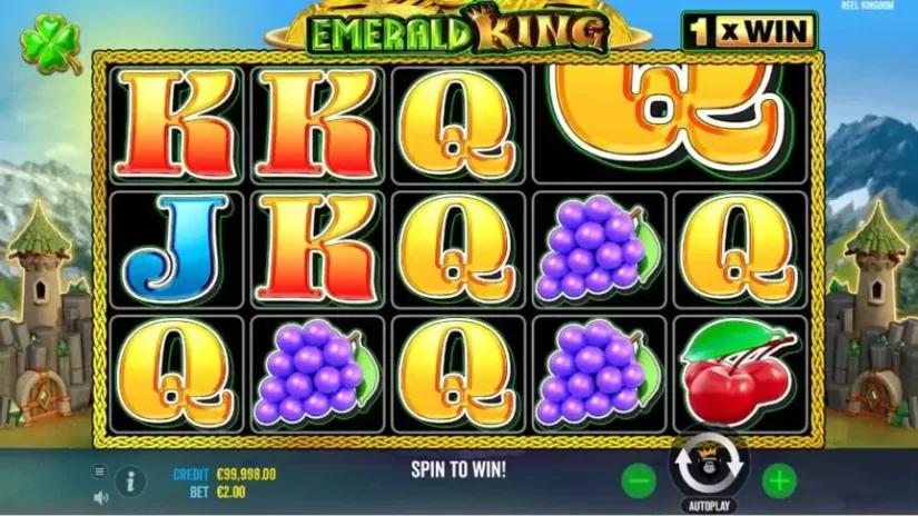 Emerald King slot screenshot 1