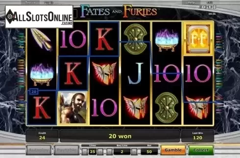Win. Fates and Furies from Greentube
