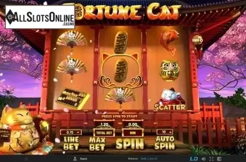 Screen 1. Fortune Cat (GamePLay) from GamePlay