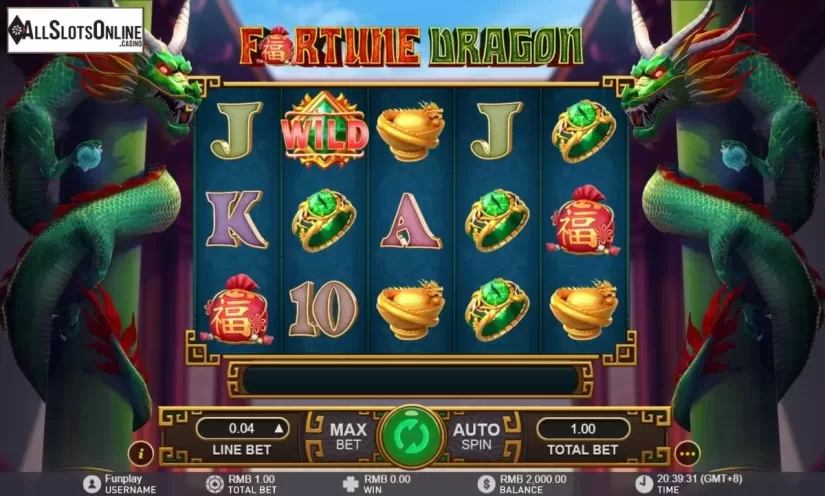 Reel Screen. Fortune Dragon (GamePlay) from GamePlay