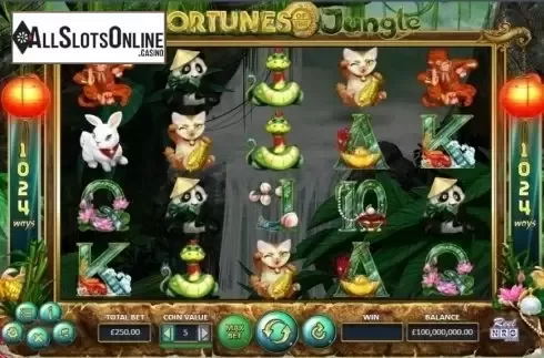 Game Workflow screen . Fortunes of the Jungle from ReelNRG