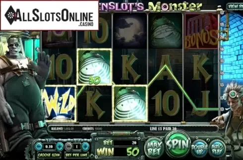Wild. Frankenslot's Monster from Betsoft