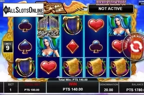 Win screen 2. Fun Paradise from Spadegaming