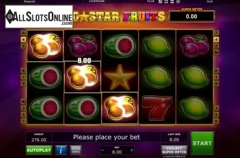 Win Screen 3. Gold Star Fruits from Eurocoin Interactive