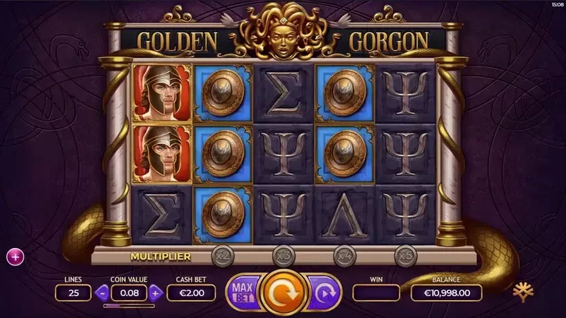 Golden Gorgon slot screenshot 1