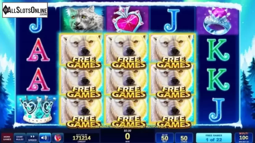 Free Spins. Icy Wilds from IGT