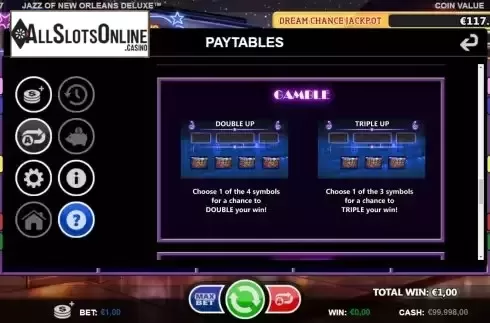 Gamble screen