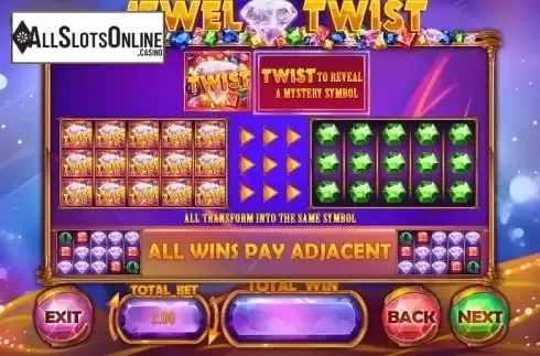 Paytable 2. Jewel Twist from Blueprint