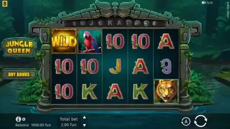 Jungle Queen slot screenshot 1