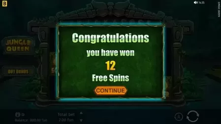 Jungle Queen slot screenshot 3