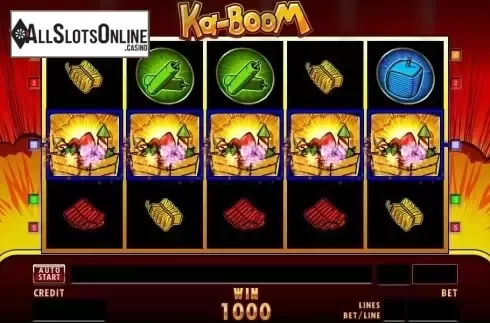Win screen. Ka-Boom HD from Merkur