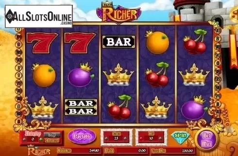 Game Workflow screen. King Richer from Amaya