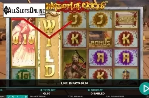Win Screen. Kingdom of Cards from Leander Games
