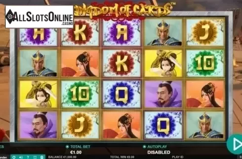 Reel Screen. Kingdom of Cards from Leander Games