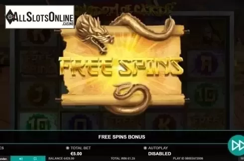 Free Spins. Kingdom of Cards from Leander Games