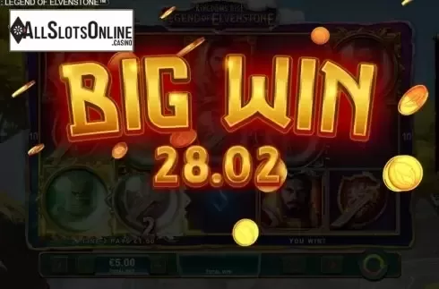 Big Win. Kingdoms Rise: Legend Of Elvenstone from Rarestone Gaming
