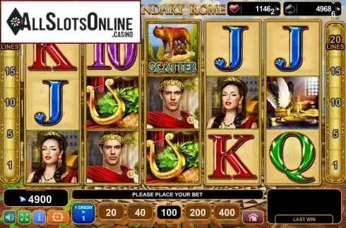 Screen7. Legendary Rome from EGT