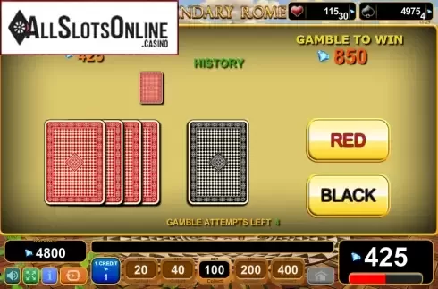 Screen9. Legendary Rome from EGT