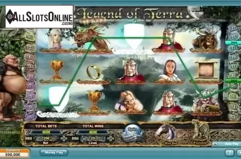Screen 2. Legend of Terra from NeoGames