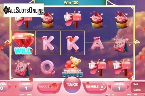 Win screen 3. Lucky Love Story from BetConstruct