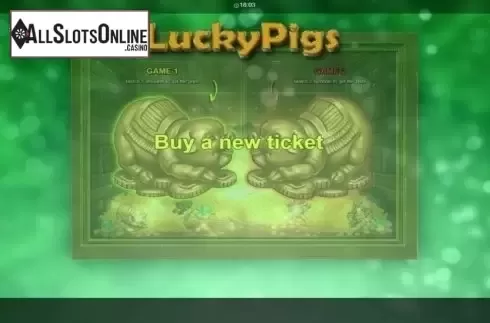 Game Screen. Lucky Pigs from Betixon