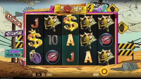 Mayhem slot screenshot 1
