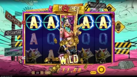 Mayhem slot screenshot 2