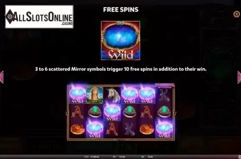Paytable 2. Mystic Mirror from Red Rake