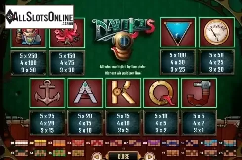 Screen3. Nauticus from Microgaming