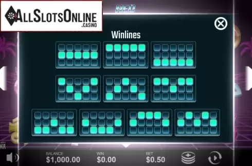 Paylines. Neo Spin from Fantasma Games