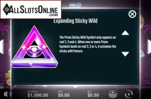 Paytable 3. Neo Spin from Fantasma Games