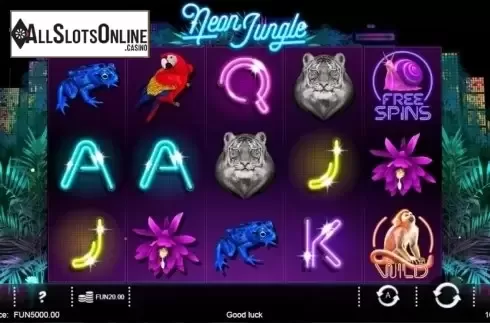 Screen 2. Neon Jungle from IronDog